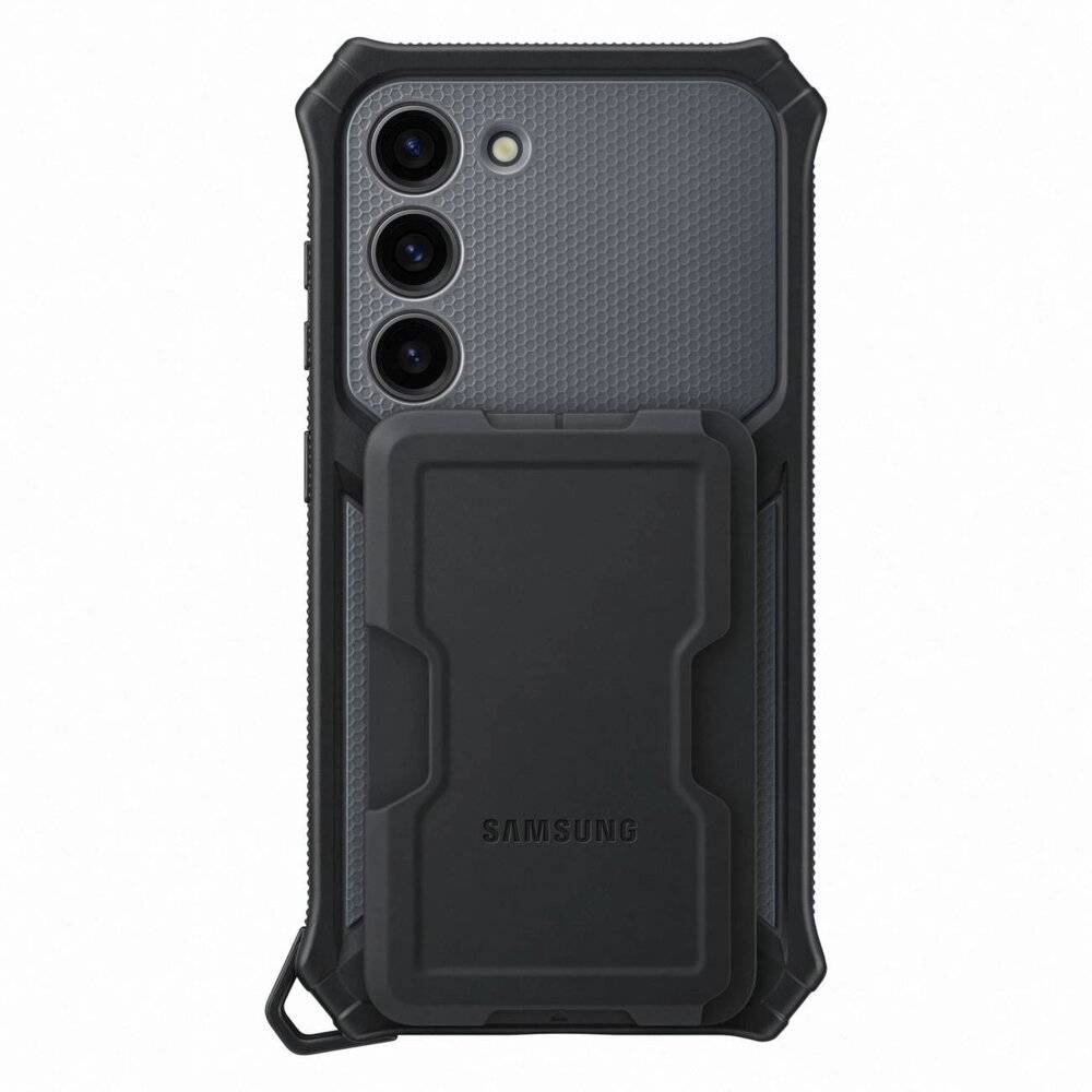 Coque pour Samsung Galaxy S23 Renforcée avec Porte-cartes et Fonction Support-10