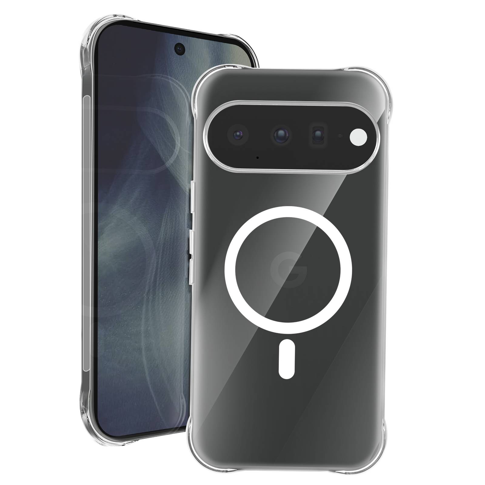 Coque Magnétique pour Google Pixel 11 avec Caméra Surélevée-1