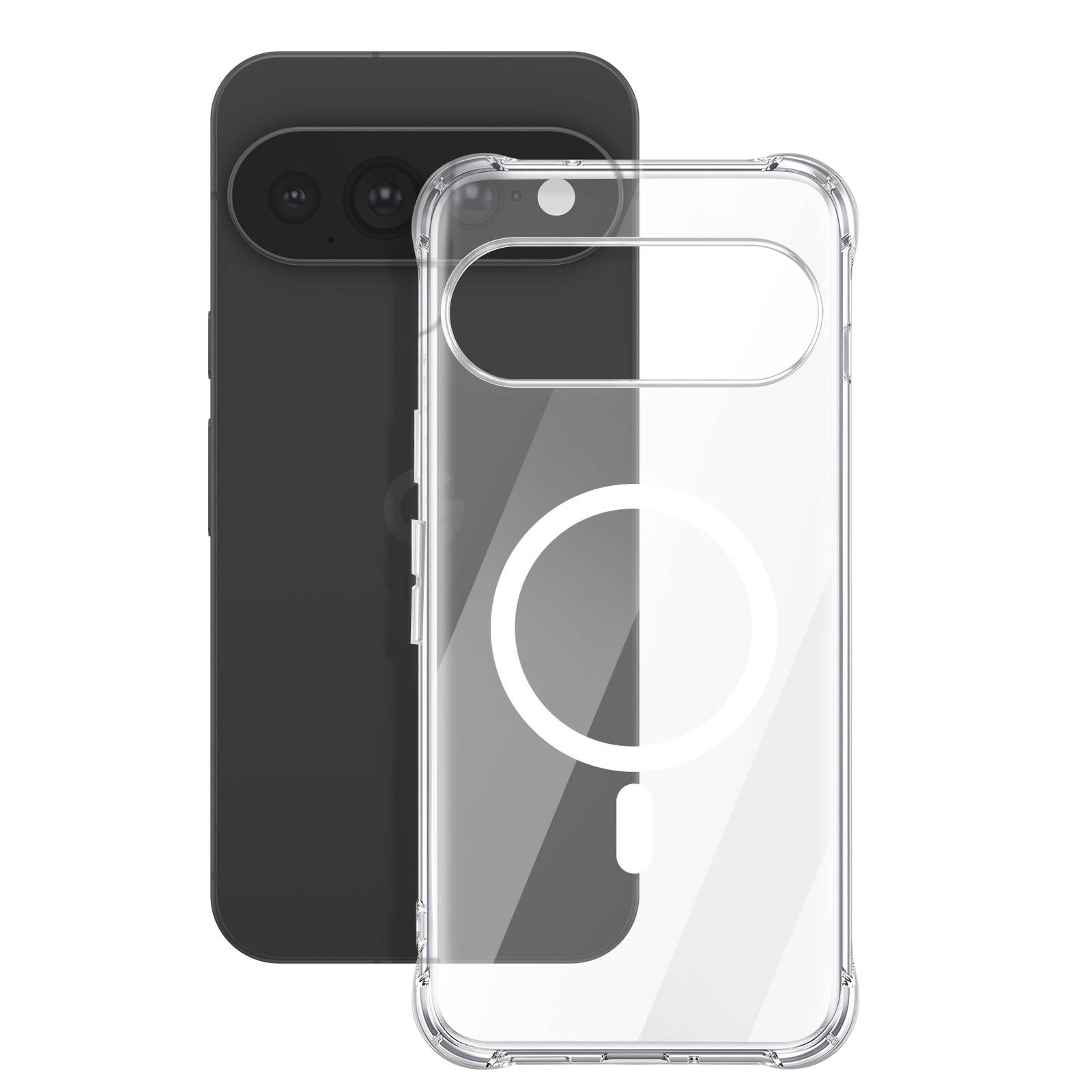 Coque Magnétique pour Pixel 11 Pro XL avec Caméra Surélevée-4