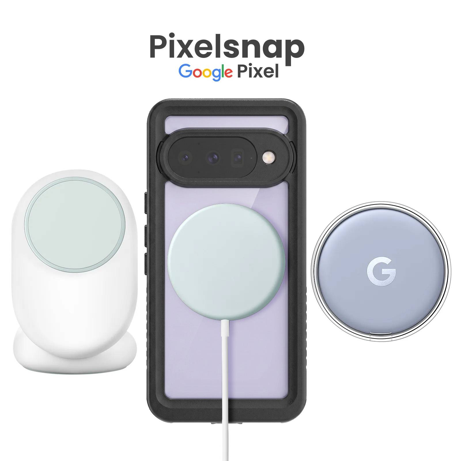 Coque MagSafe pour Google Pixel 11 Étanche IP68 Antichoc 2m avec Dragonne-4