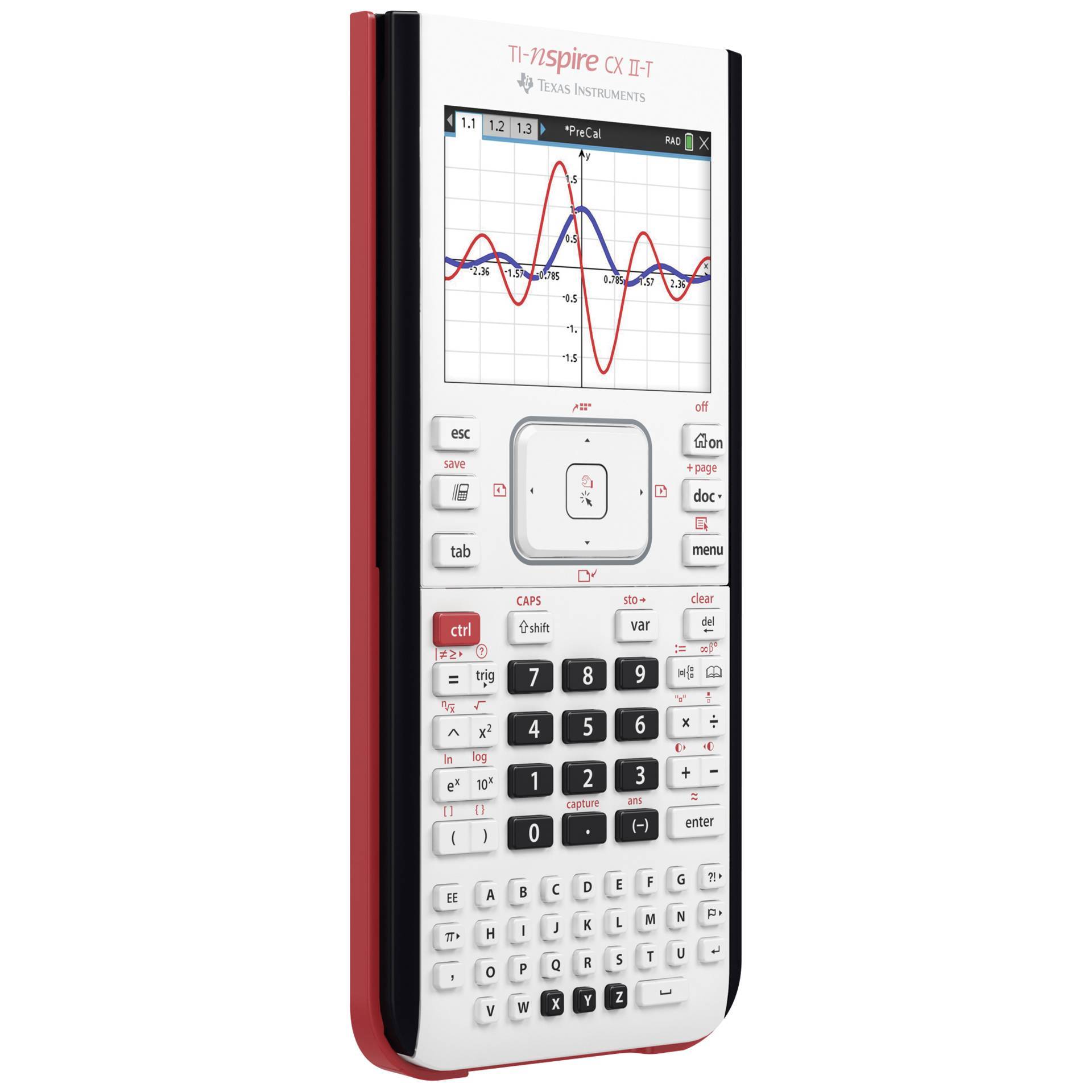 Texas Instruments NSPCXIIT Calculatrice graphique noir à batterie-2