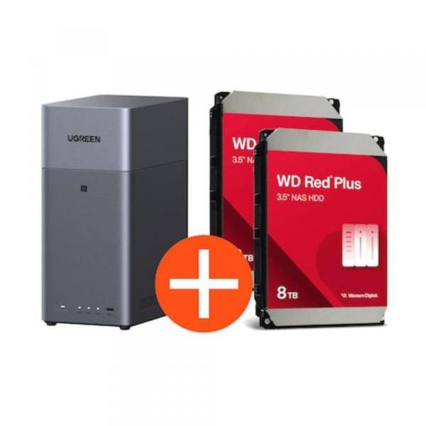 Ugreen DH2300 + 2X WD80EFPX