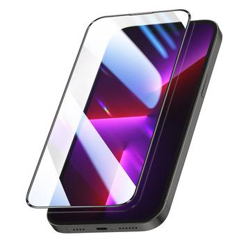 Verre Trempé pour iPhone 14 Plus / 13 Pro Max Antichoc avec Kit de Pose Magic Box