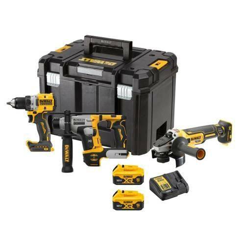 Pack 3 outils XR 18V (DCD800/DCH172/DCG405) BRUSHLESS + 2 batteries 5Ah + chargeur + coffret T-STAK - DEWALT - DCK2095D2-1