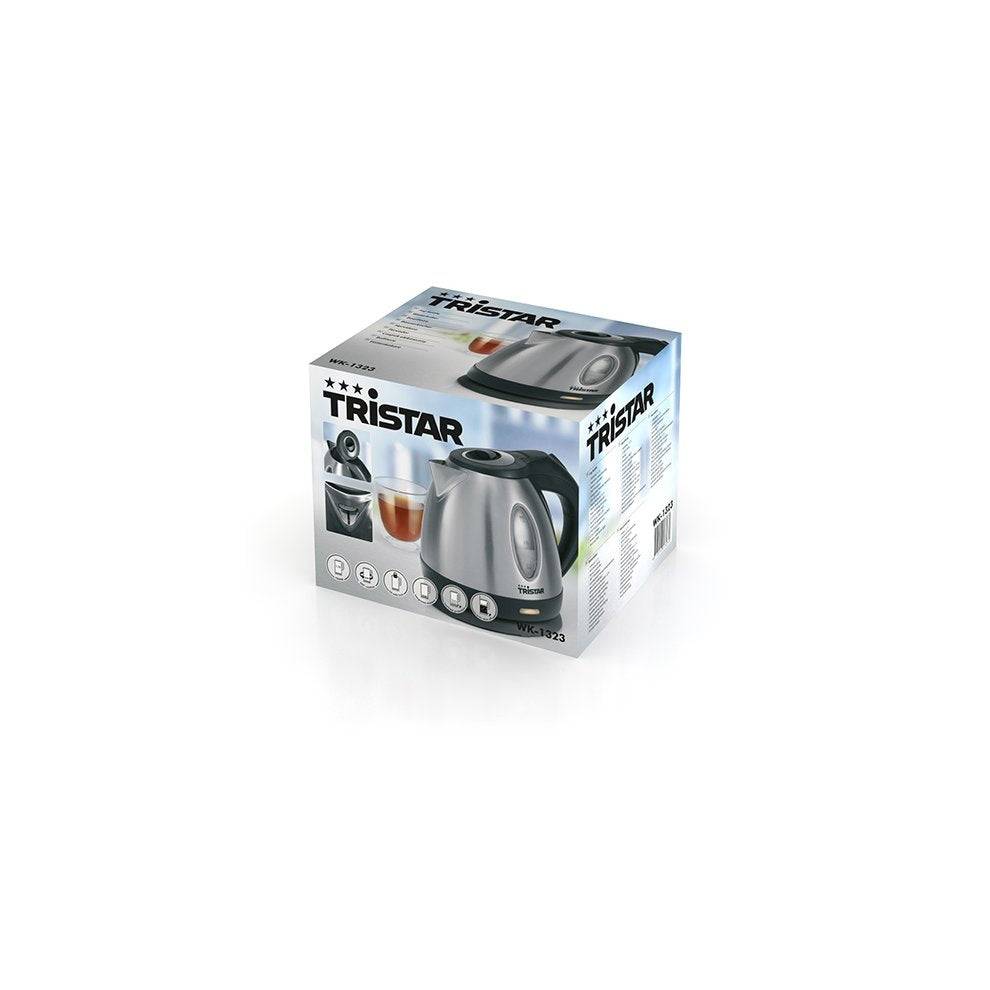 Tristar WK-1323 Bouilloire sans fil acier inoxydable, noir-4