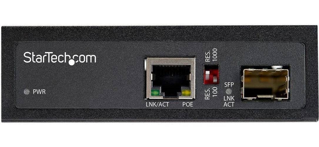 PoE+Fiber to Ethernet Media Converter-0