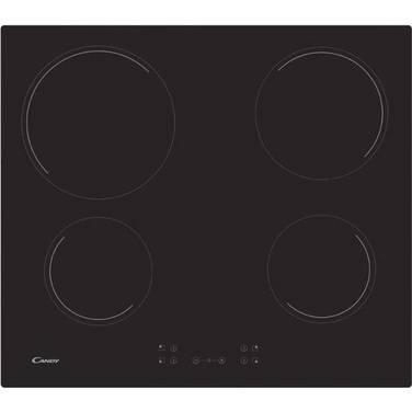 Table De Cuisson Vitrocéramique 6500cm 60cm Noir  Candy  CH64CCB