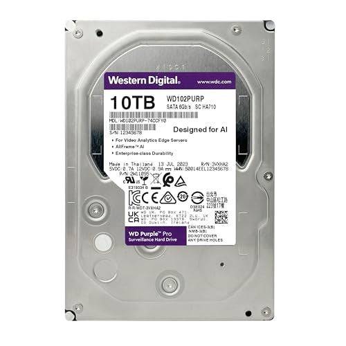 WD Purple Pro 10To SATA 6Gb/s HDD 3.5p internal 7200Tpm 256Mo Cache 24x7 Bulk-2