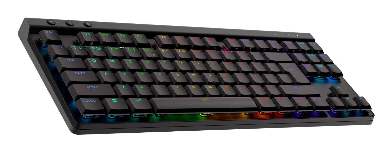 Logitech G G515 LIGHTSPEED TKL, Avec fil &sans fil, RF sans fil + Bluetooth, Clavier mécanique, QWERTY, LED RGB, Noir-1