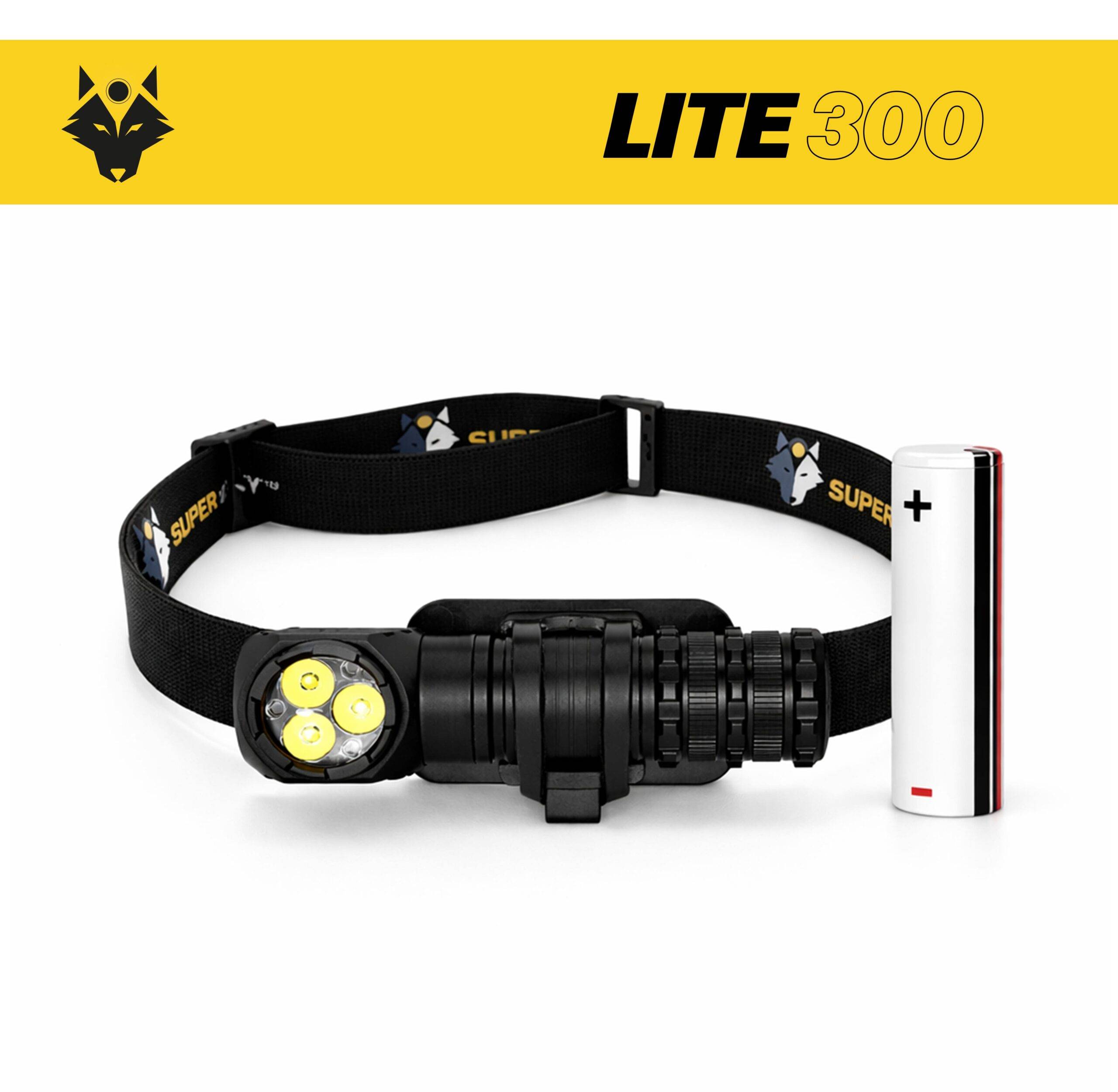 Lampe frontale 2 en 1 LITE300 - 600 lumens / rechargeable-1