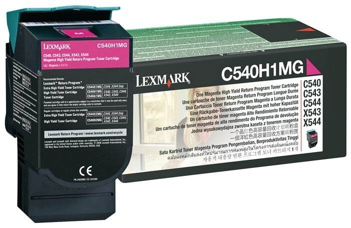 Toner de retour d'origine Lexmark C540 C543 C544 C546 X544 X546 X548 magenta-7