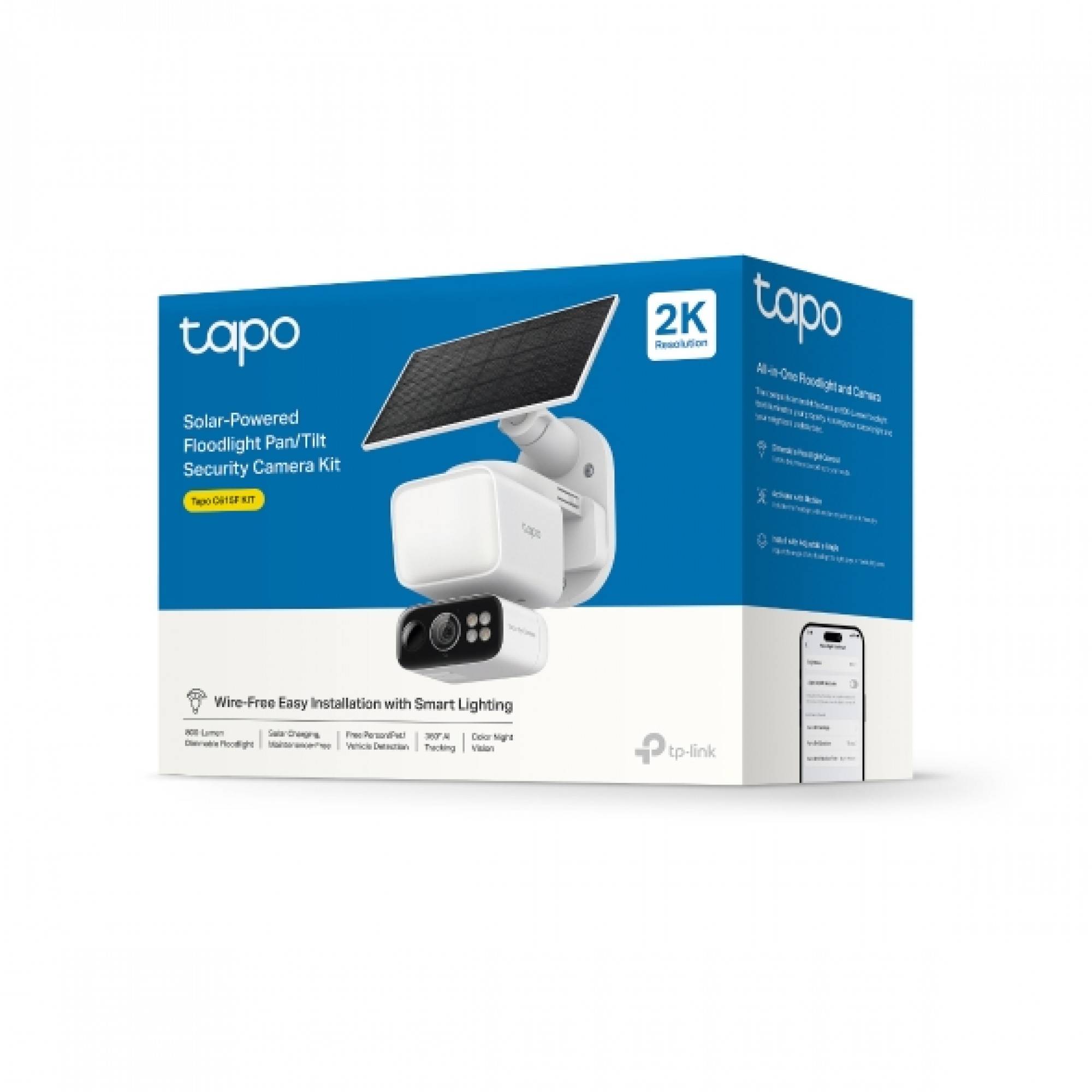 TP-Link TAPO C615F KIT caméra de sécurité Dôme Caméra de sécurité IP Extérieure 2304 x 1296 pixels Plafond/Mur/Poteau-1