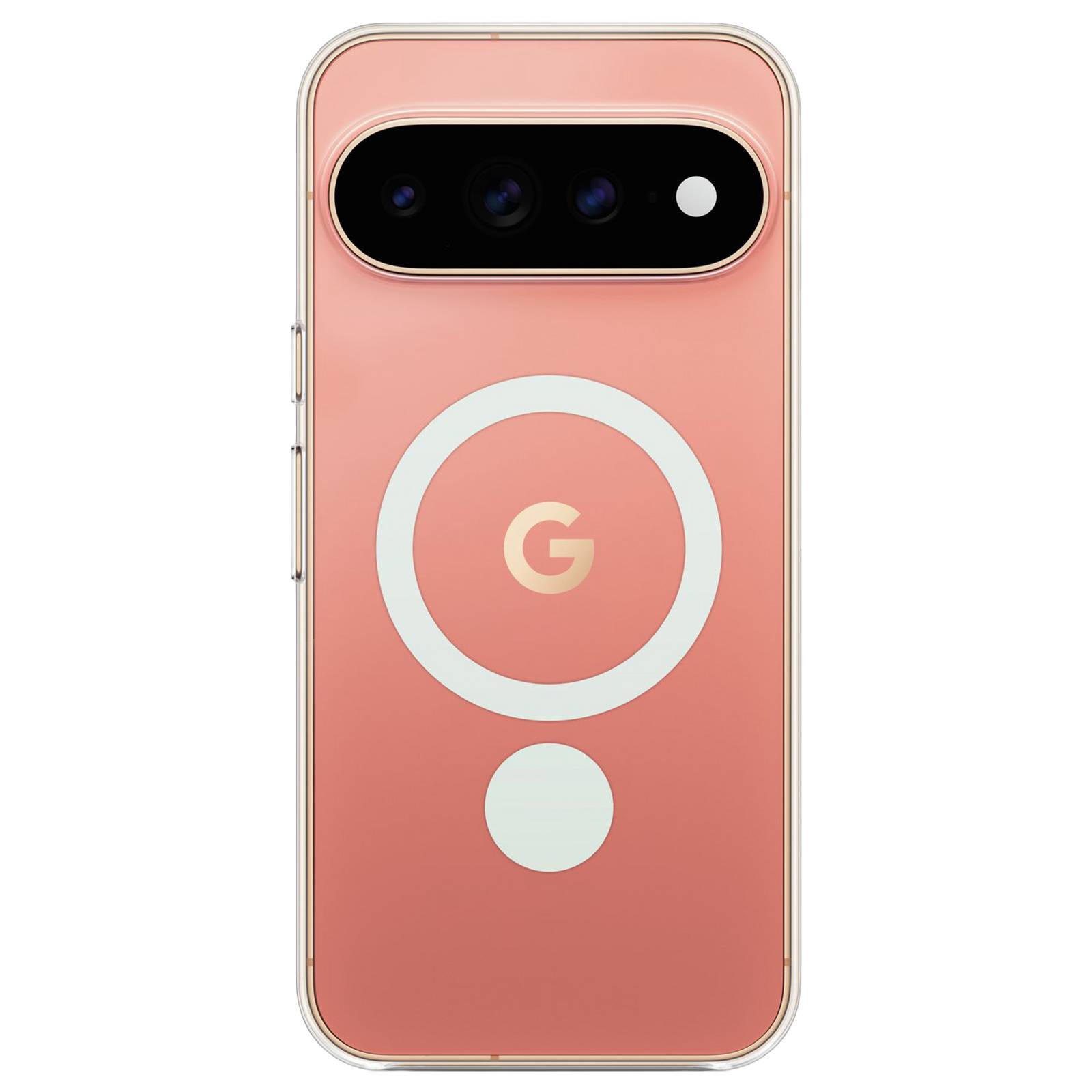 Coque Magnétique pour Google Pixel 11 Pro XL Bords Surélevés et Anneau PixelSnap-1