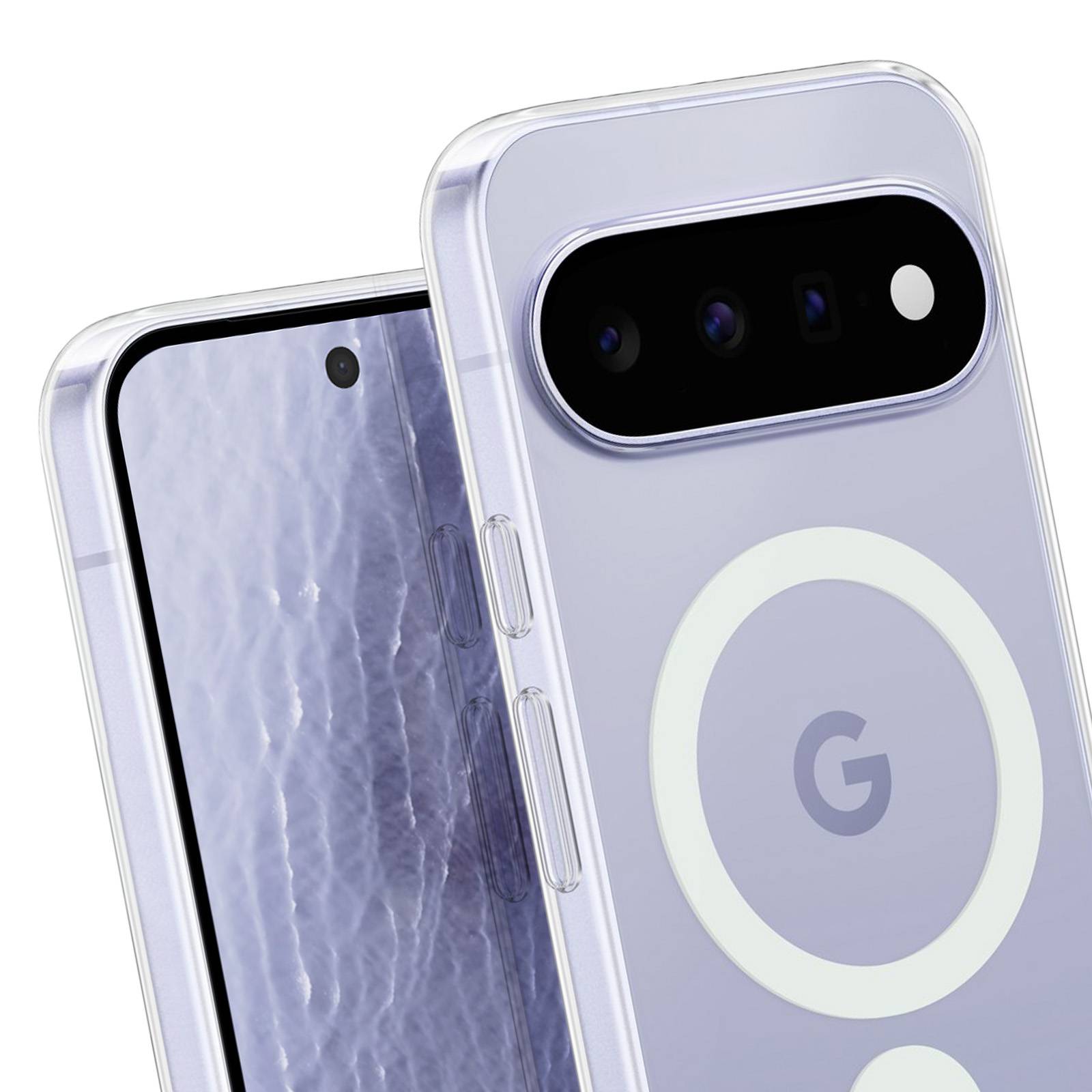 Coque Magnétique pour Google Pixel 11 Bords Surélevés et Anneau PixelSnap-2