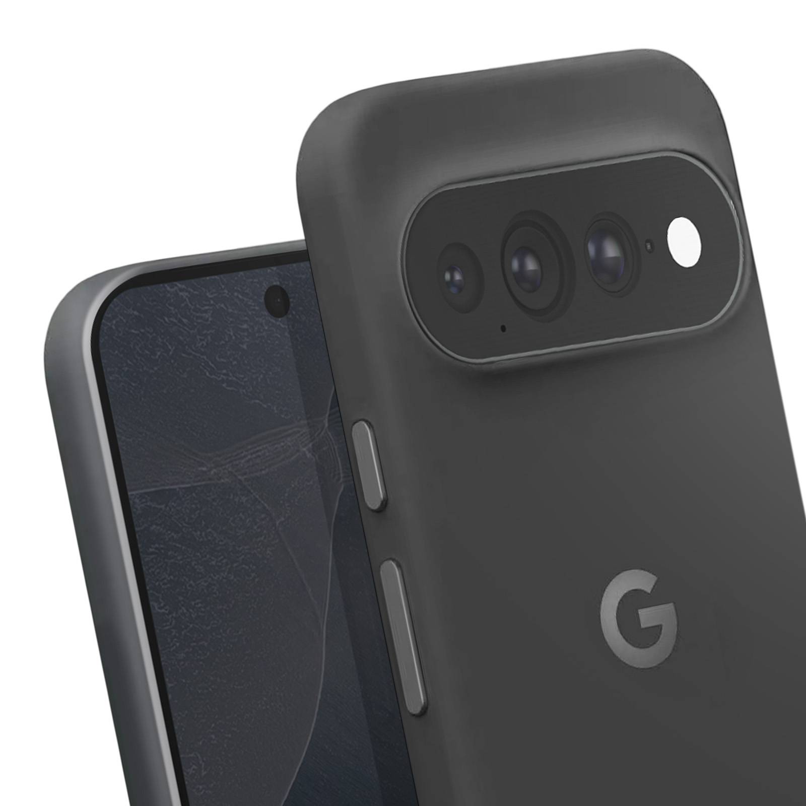 Coque Magnétique pour Google Pixel 11 Pro XL Bords Surélevés et Anneau PixelSnap-2