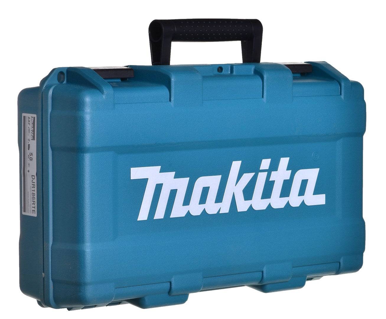Scie récipro 18V + 2 batteries 5Ah + chargeur + coffret - MAKITA - DJR186RTE-0