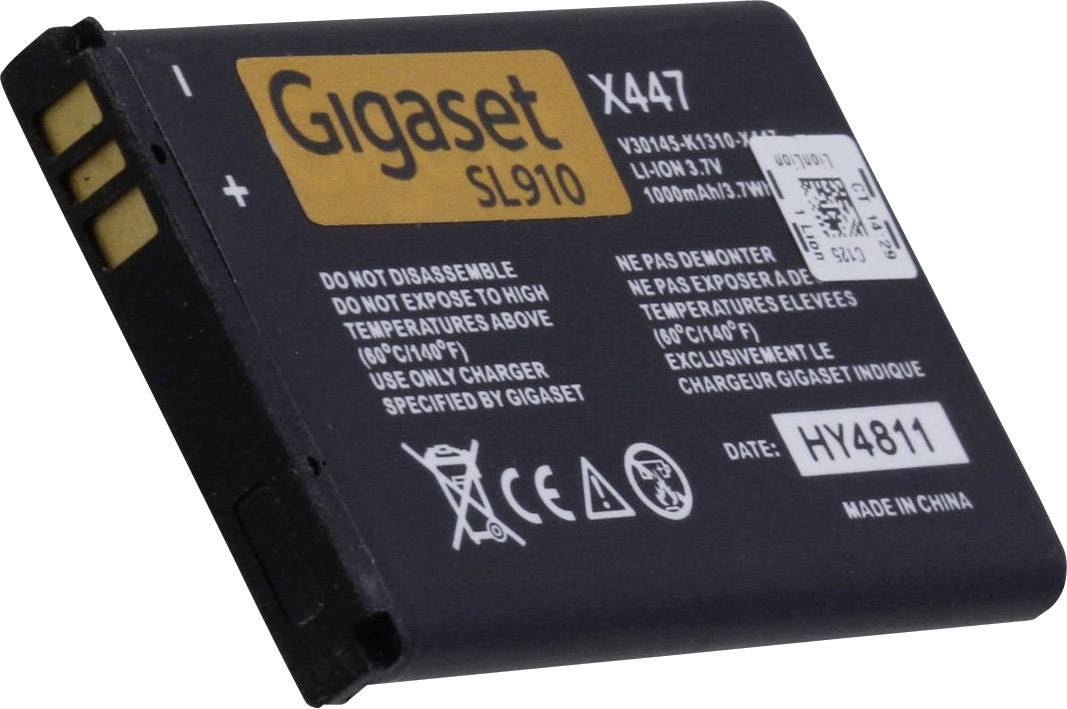Batterie pour téléphone sans fil Gigaset Akku SL910H Adapté aux marques