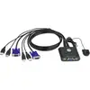 ATEN CS22U-AT 2 ports Commutateur KVM VGA USB 2048 x 1536 Pixel