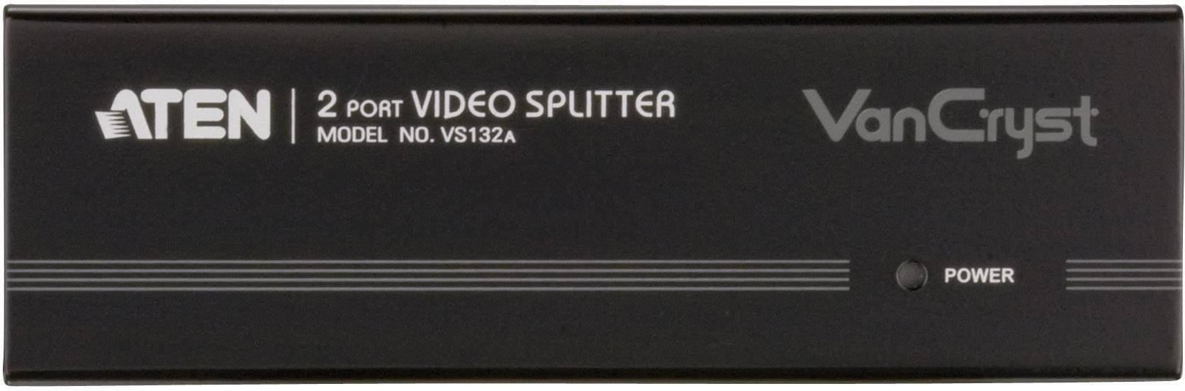 ATEN VS132A 2 ports Répartiteur VGA avec répéteur intégré 2048 x 1536 pixels noir-1