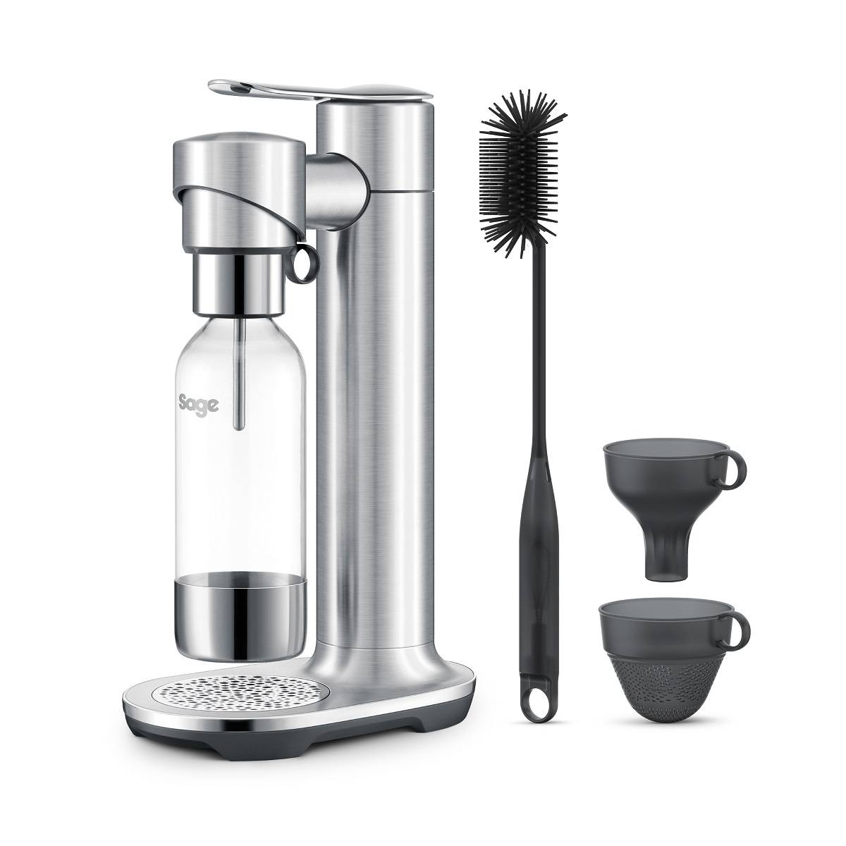 Machine à Gazéifier L'eau + 1 Bouteille - Acier Inoxydable Brossé Sage SCA800BSS0ZEU1-2