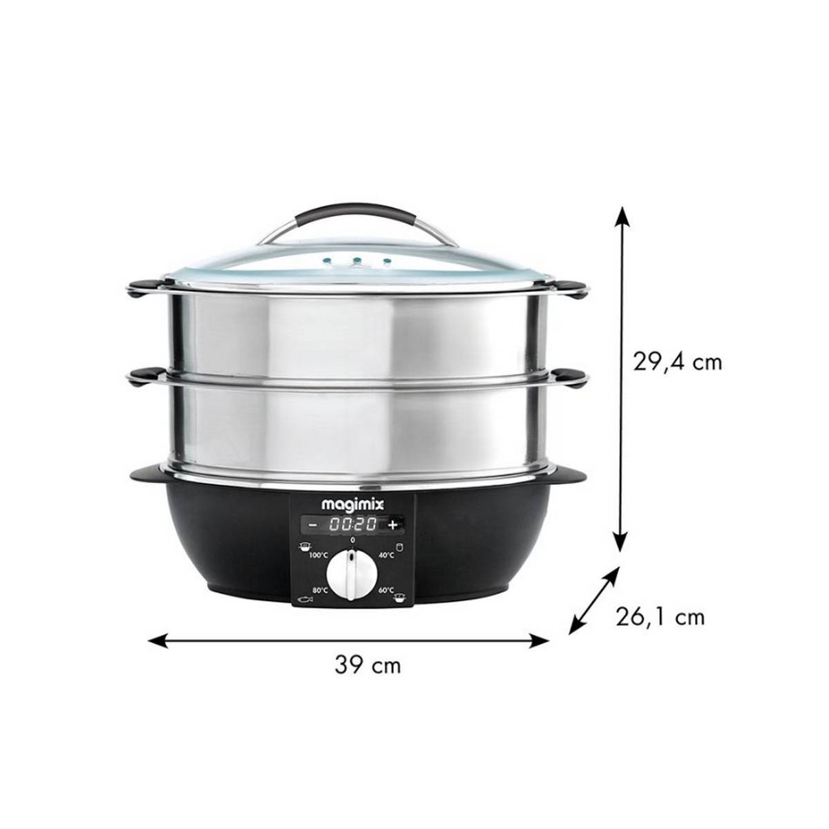 Cuiseur Vapeur 2 Paniers 1900w Magimix 11582-1