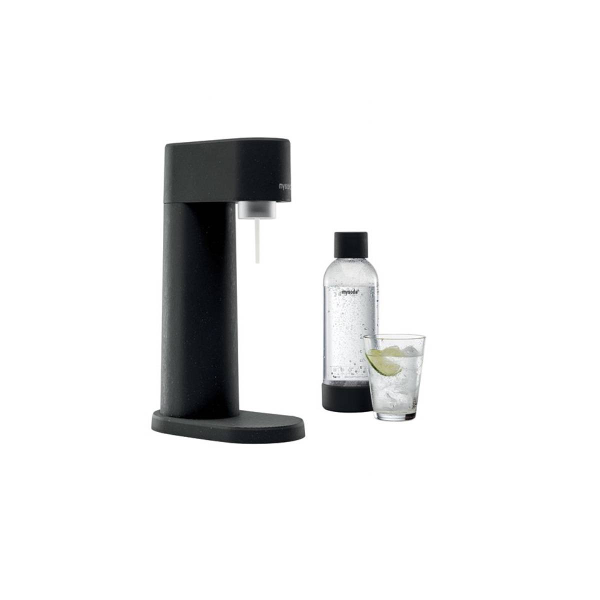 Pack Machine à Gazéifier L'eau + 1l Bouteille - Noir Mysoda EUR-WD002F-B-FR-0