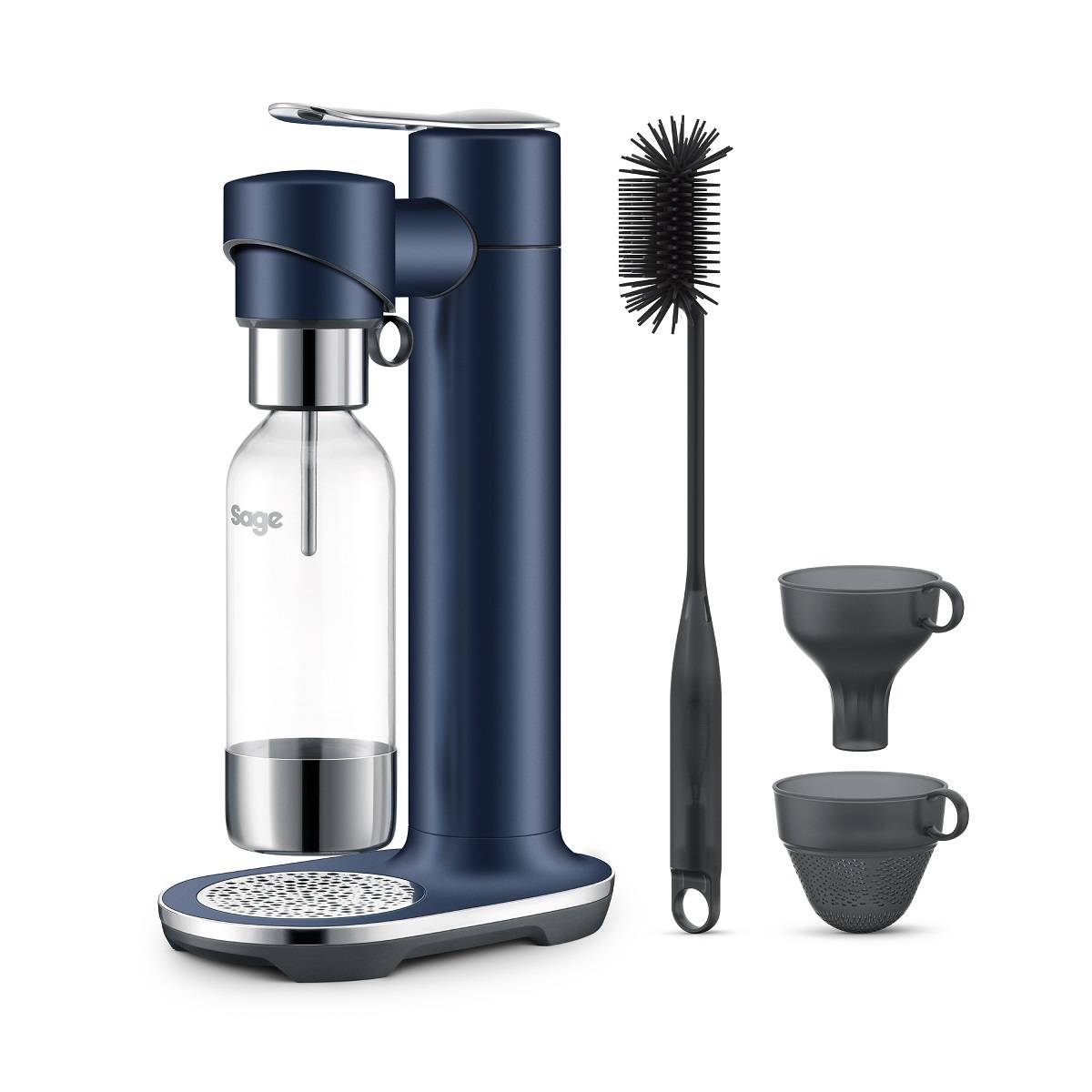 Machine à Gazéifier L'eau + 1 Bouteille - Bleu Prune Sage SCA800DBL0ZEU1-1