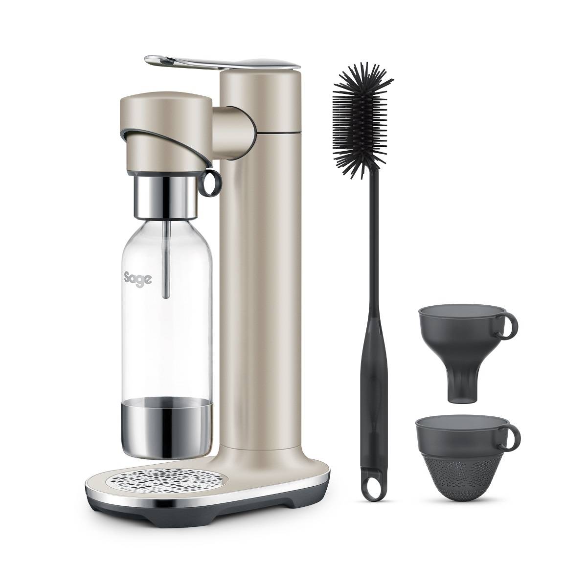 Machine à Gazéifier L'eau + 1 Bouteille - Nougat Sage SCA800ALM0ZEU1-2