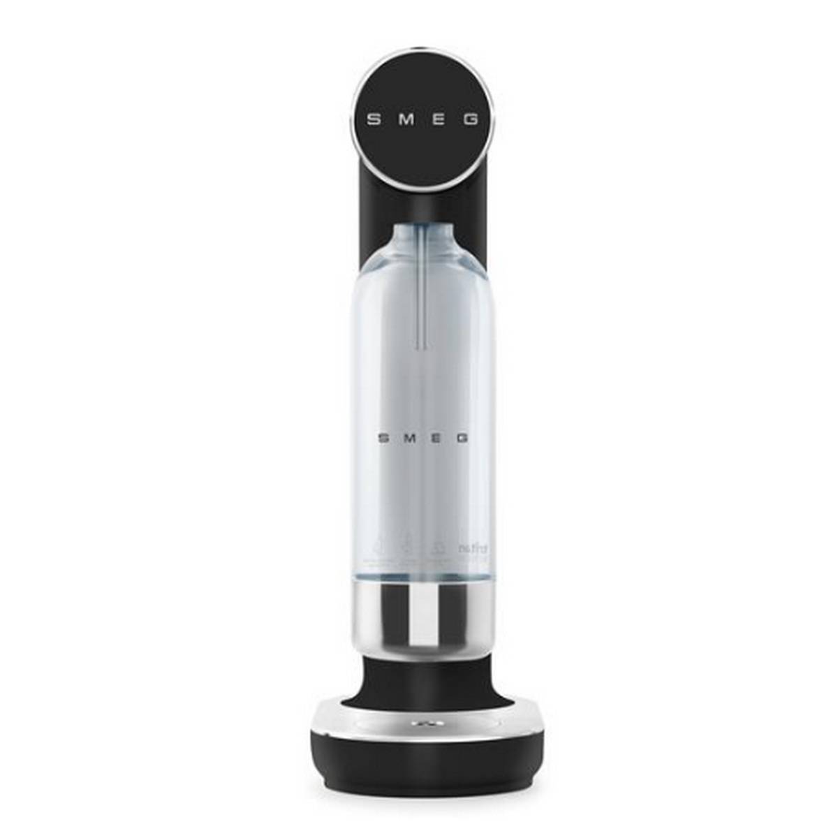 Machine à Gazéifier L'eau + 1 Bouteille - Noir Smeg SKC01BLM-0