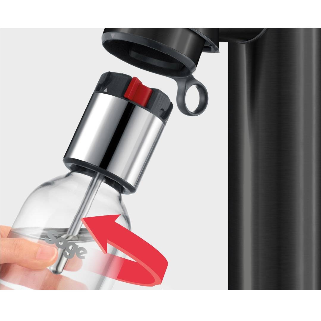 Machine à Gazéifier L'eau + 1 Bouteille - Noir Sage SCA800NRE0ZEU1-4