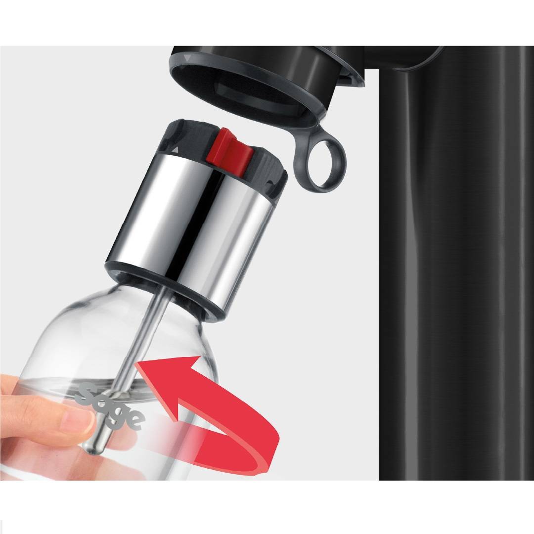 Machine à Gazéifier L'eau + 1 Bouteille - Truffe Noire Sage SCA800BTR0ZEU1-4