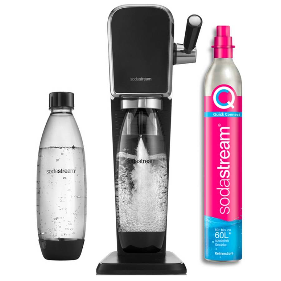 Machine à Gazéifier L'eau + 2 Bouteilles + 1 Cyclindre Sodastream ARTNLV-0