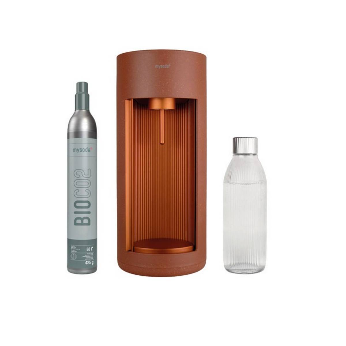 Machine à Gazéifier L'eau + 1 Bouteille Et 1 Cylindre De Co2 Mysoda EUR-GL004F-TR-FR-2
