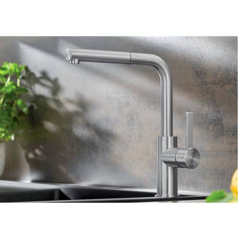 Mitigeur Avec Douchette Inox Blanco 523123-1