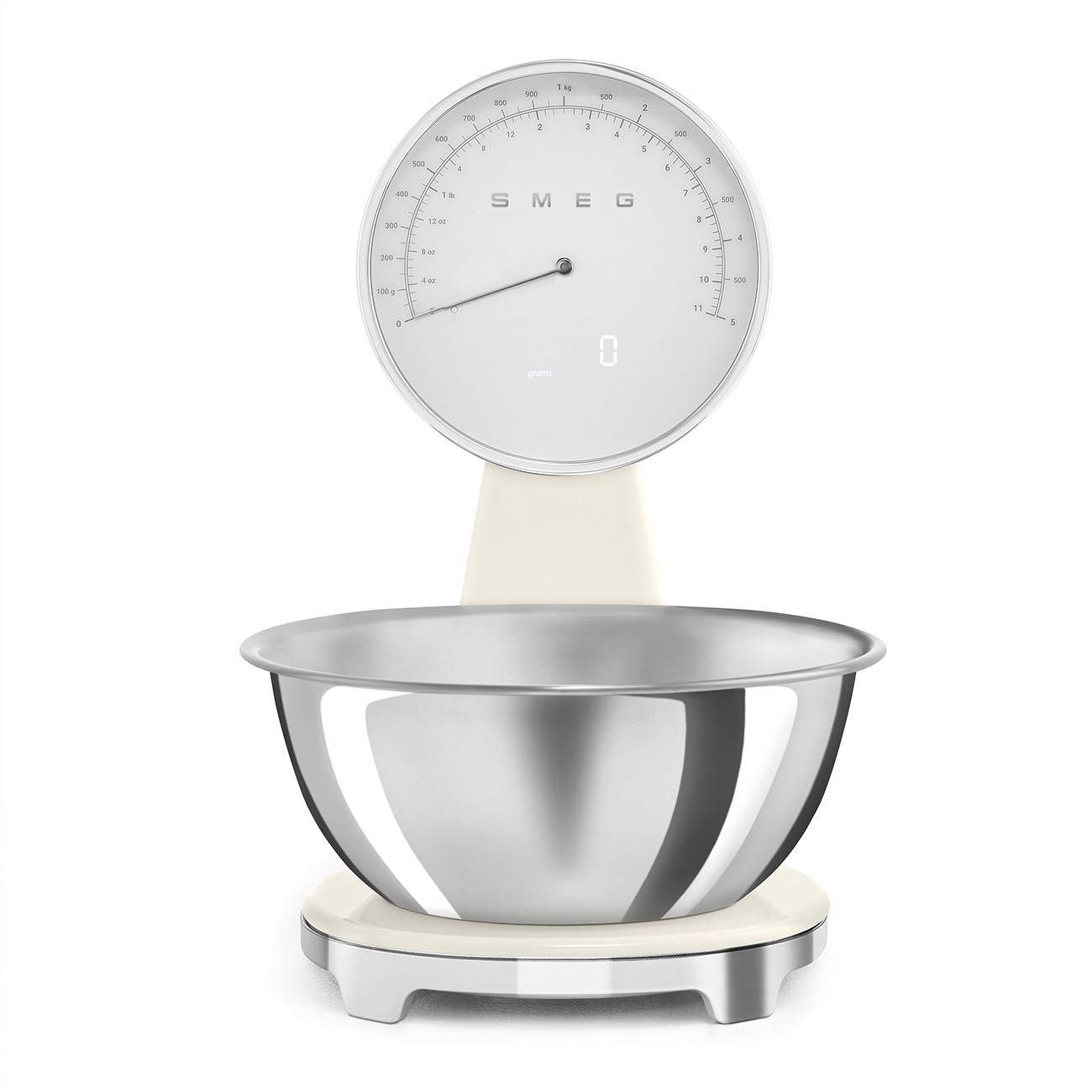 Balance De Cuisine électronique 5kg-1g Crème Smeg KSF01CRWW-0