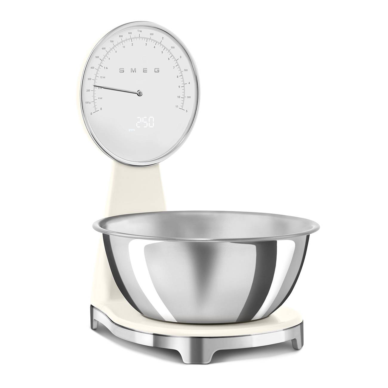 Balance De Cuisine électronique 5kg-1g Crème Smeg KSF01CRWW-3