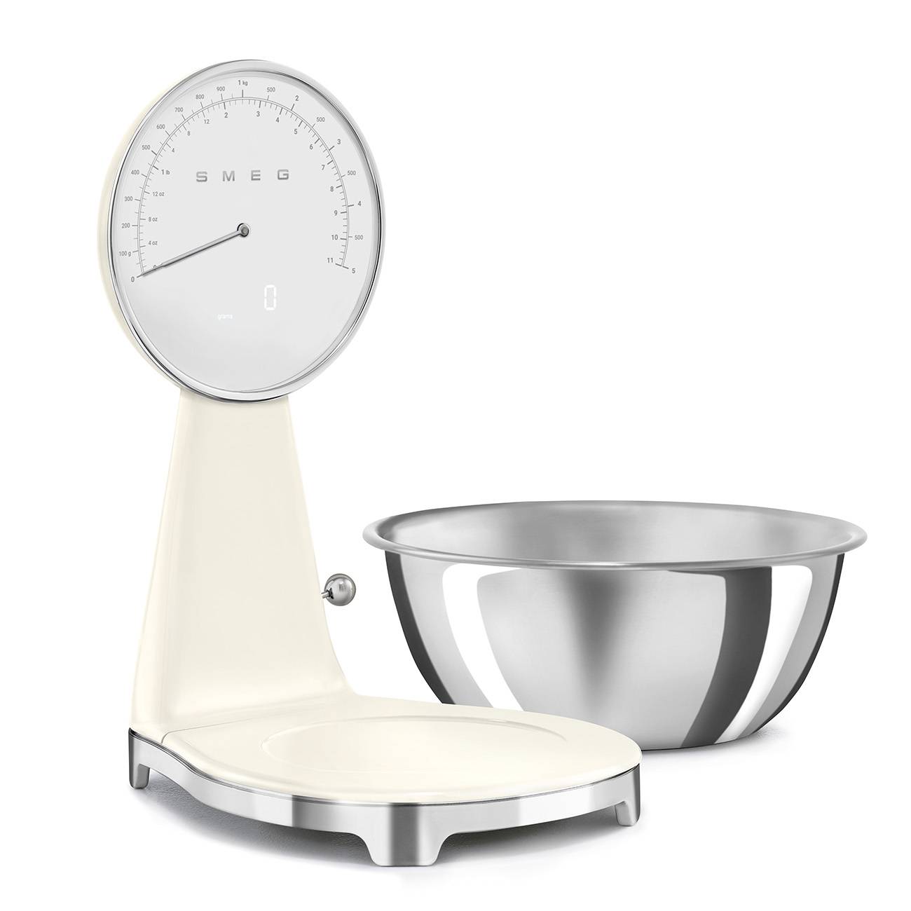 Balance De Cuisine électronique 5kg-1g Crème Smeg KSF01CRWW-4