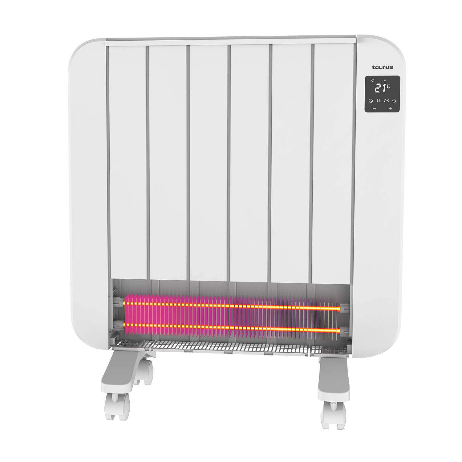 Radiateur électrique 1500w Blanc Taurus persia 1500-2