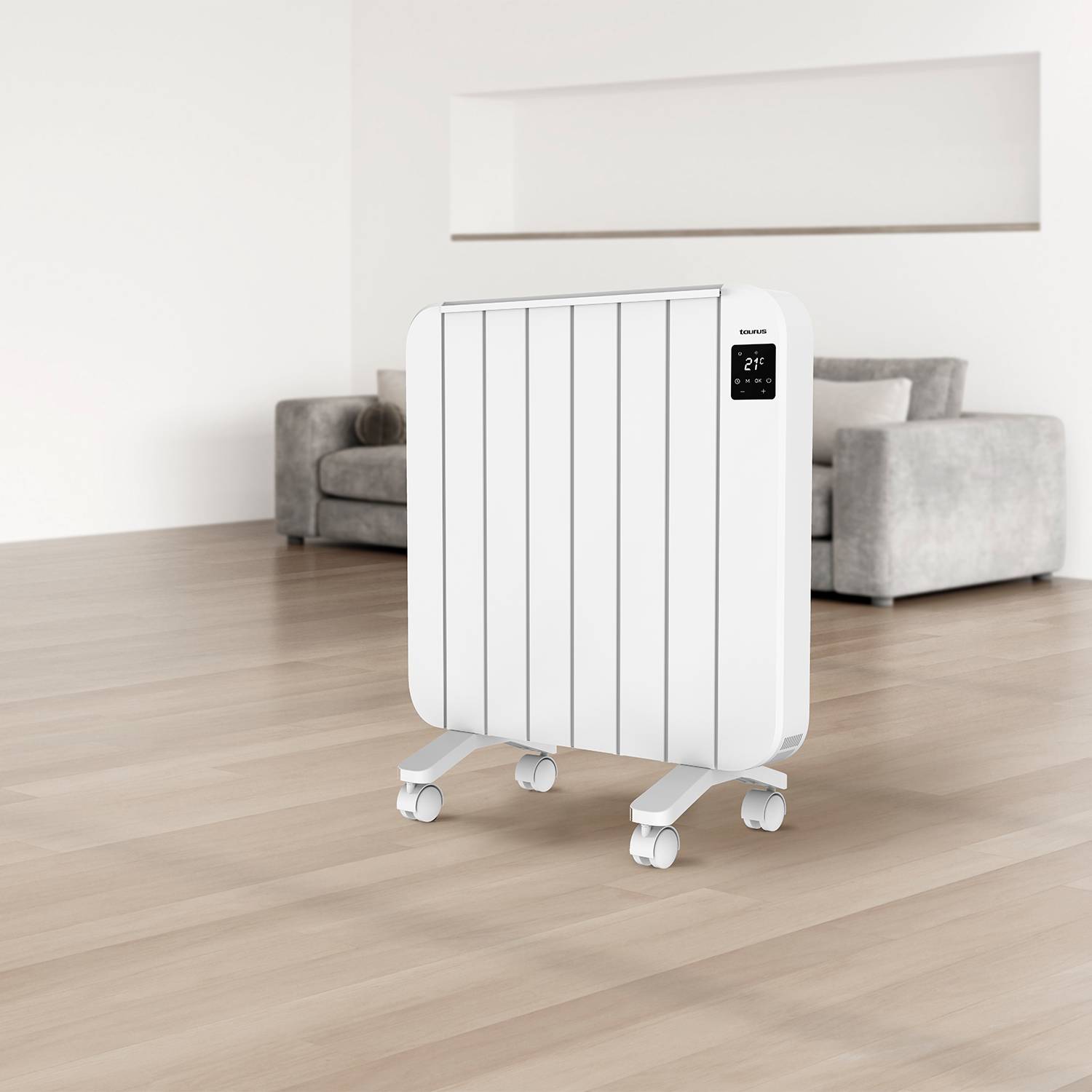 Radiateur électrique 1500w Blanc Taurus persia 1500-3