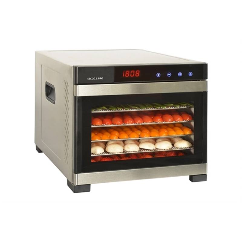 Déshydrateur Fruits Et Légumes 6 Plateaux Inox Kitchen Chef secco6pro-1