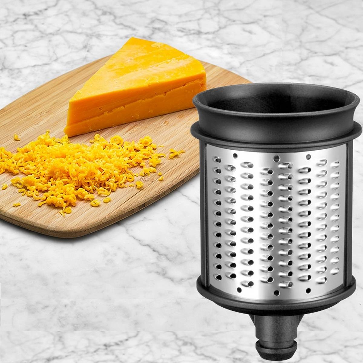 Set De 3 Cylindres à Râpe Pour Robot Artisan 5ksmvsa Kitchenaid 5 KSMEMVSC-4