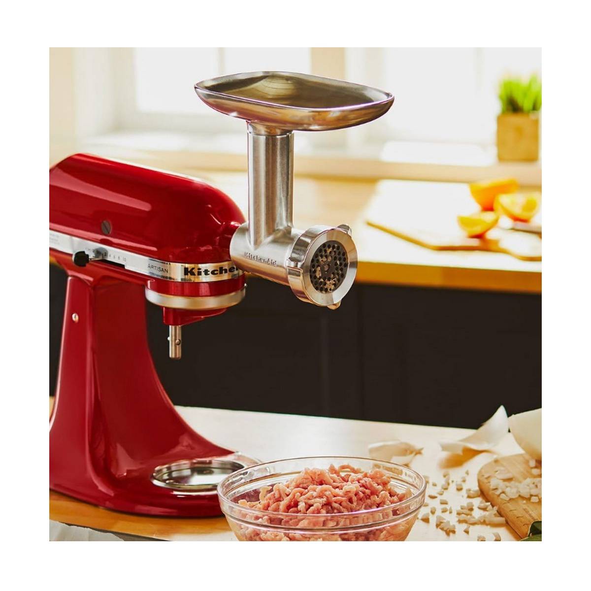 Accessoire Hachoir à Viande En Métal Pour Robot Artisan Kitchenaid 5 KSMMGA-2