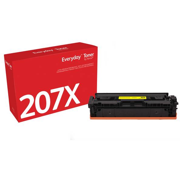 Toner Everyday™ _OEM_NAME_ Jaune de compatible avec HP 207X (W2212X), Grande capacité, 2450 pages, 2450 pages, Jaune, 1