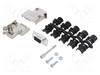 Amphenol L17D45PK-M-09+L77HDE15S Kit embase SUB-D femelle 45 ° Nombre de pôles: 15 fût à souder 1 pc(s)