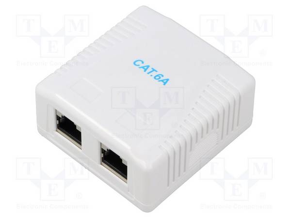 Boîtier Rj45 Cat.6a Blindé Connectivité Réseau Haute Performance, Blindée - Logilink