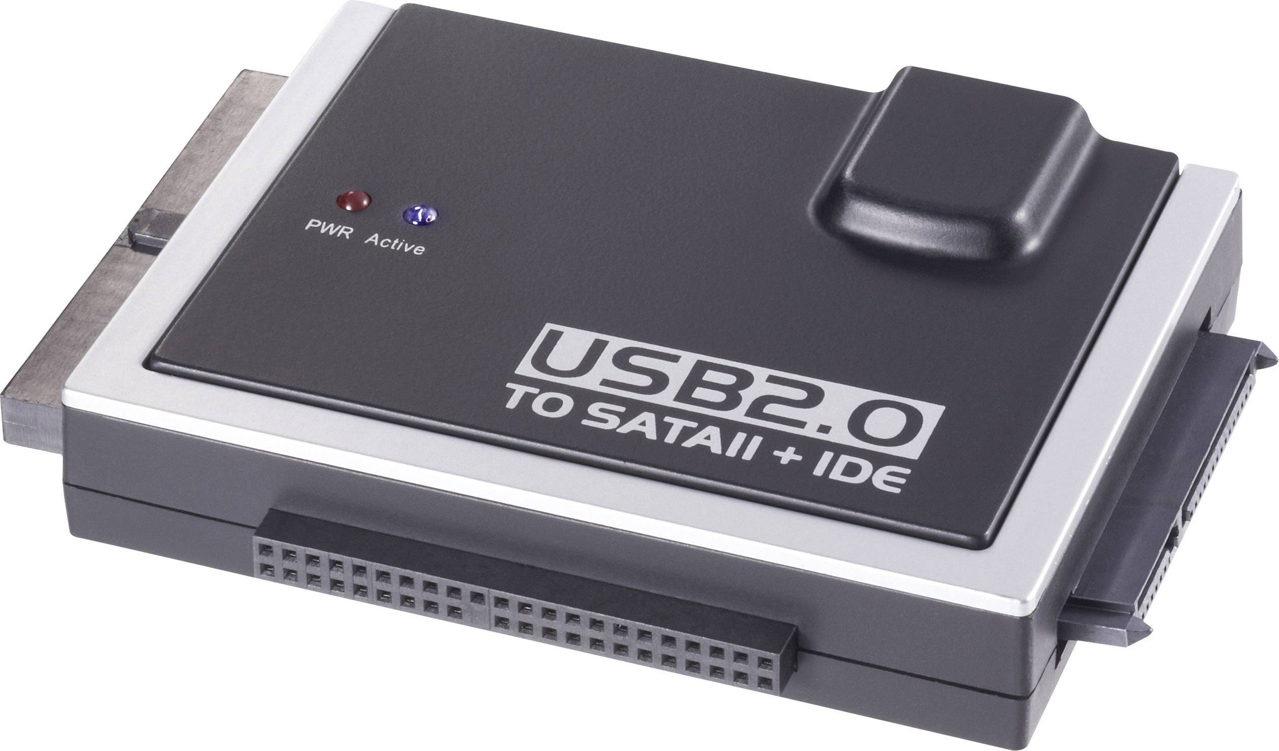 USB 2.0 Convertisseur [1x USB 2.0 type A mâle - 1x IDE femelle 40 pôles, IDE femelle 44 pôles, SATA mâle 7+15 pôles] 0.90 m