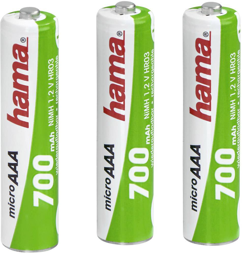 Hama 4 Piles Rechargeables AA NiMH 2500 MAh (Lot 4 Batteries Rechargeables, Charge Rapide, Très Faible Autodécharge, 1.2 Volts, Pour Téléphone Fixe, Jouet, Rasoir, Télécommande, Caméra, Flash