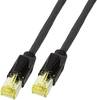 Câble Draka CAT 6A/S/FTP - [1x RJ45 mâle - 1x RJ45 mâle] - K8560SW.1 - 1.00 m - noir