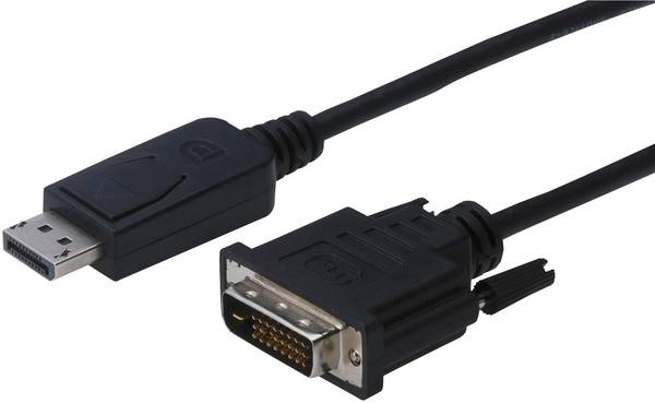 Câble adaptateur Digitus AK-340301-010-S 1.00 m noir