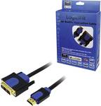 Câble LogiLink HDMI/câble DVI Noir 5 m